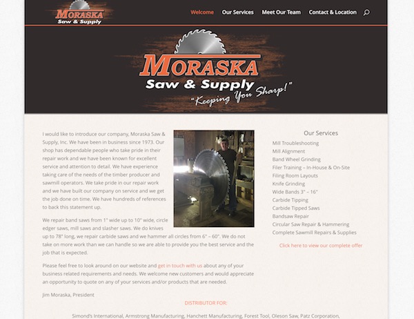 Moraska Saw Sharpening Michigan