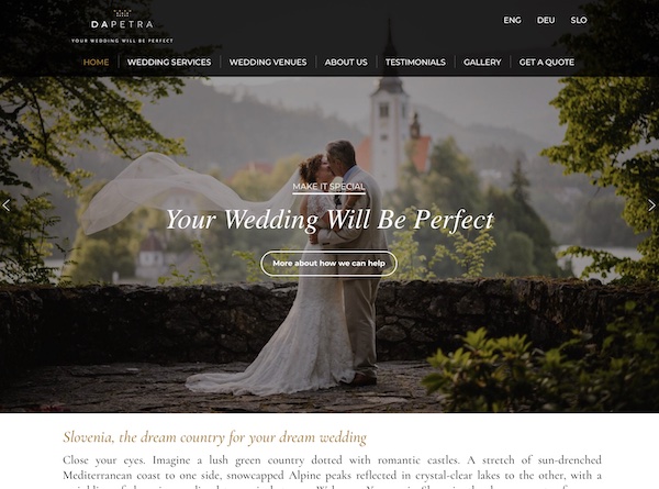 Da Petra Weddings in Slovenia